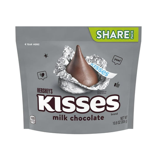 Hershey's, Kisses Milk Chocolate Candy Share Pack