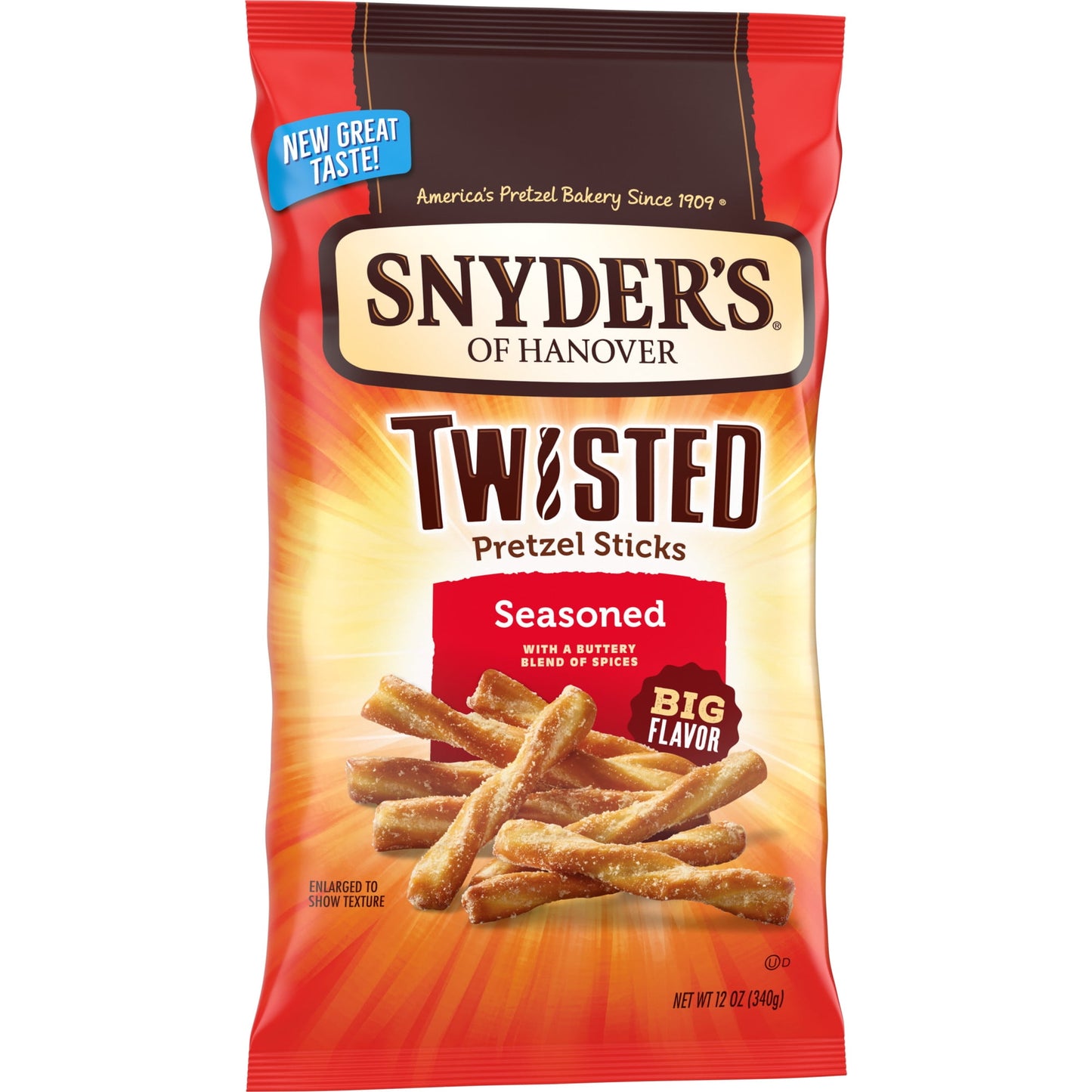 Snyder's of Hanover Seasoned Twisted Pretzel Sticks