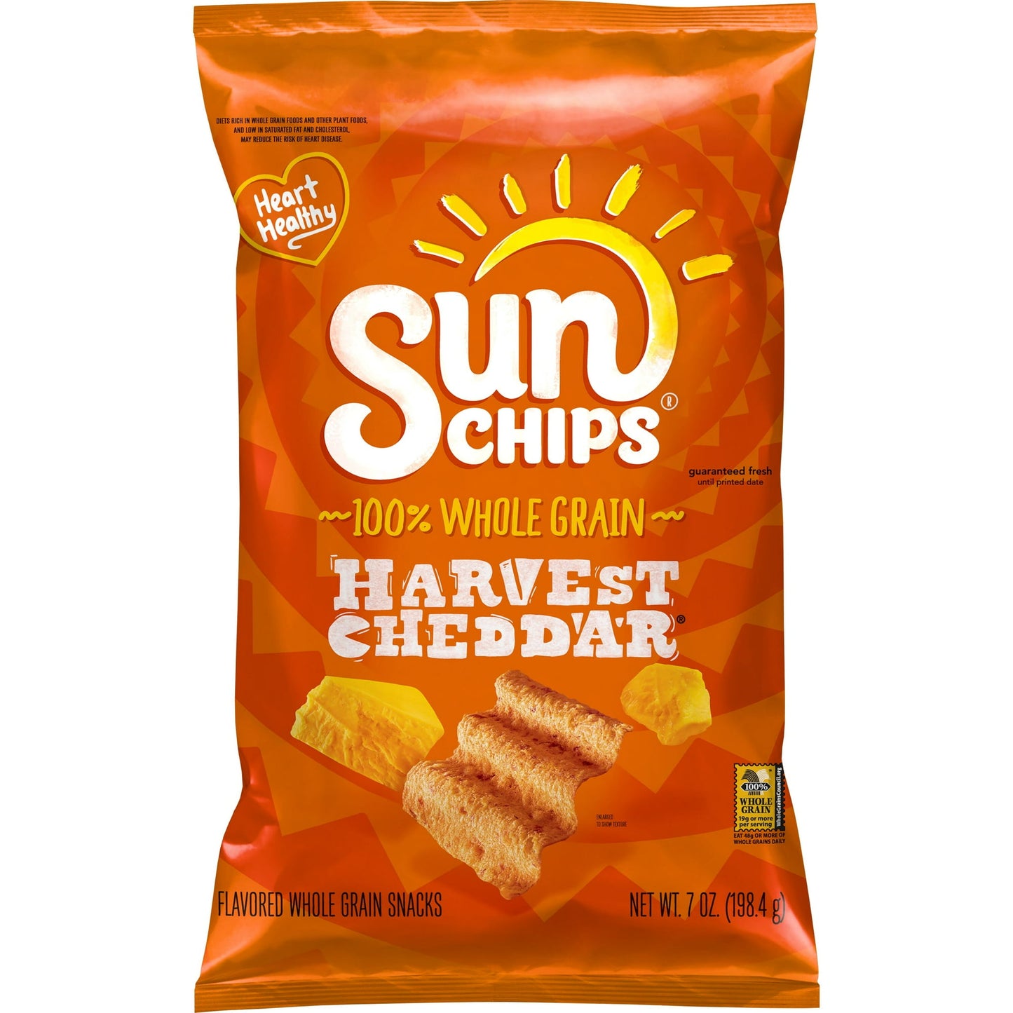 SunChips Harvest Cheddar Whole Grain Snacks