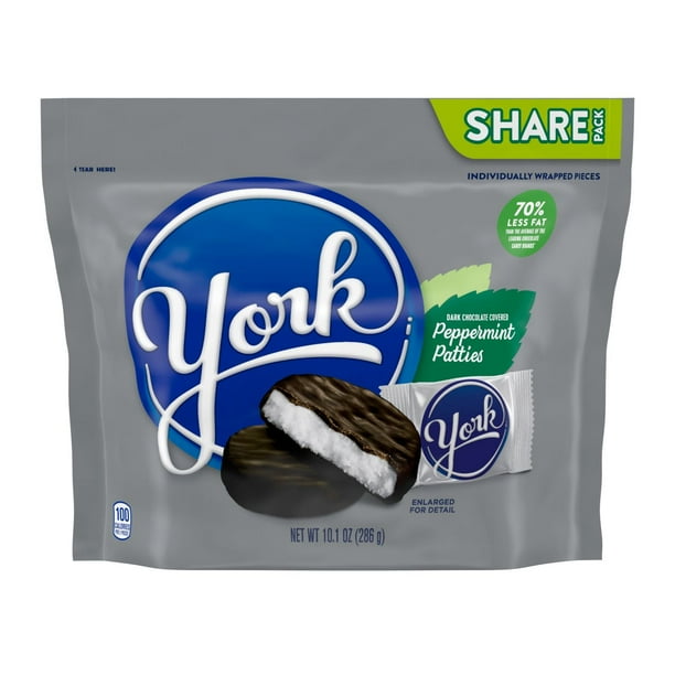 York Peppermint Patties Dark Chocolate Candy