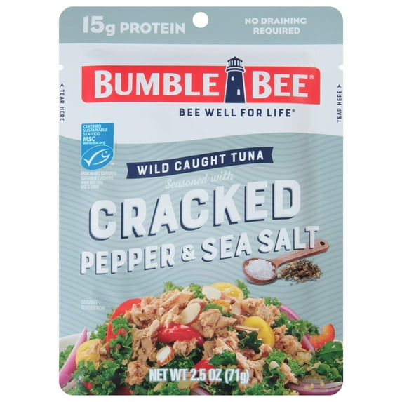 Bumble Bee Cracked Pepper & Sea Salt Seasoned Light Tuna