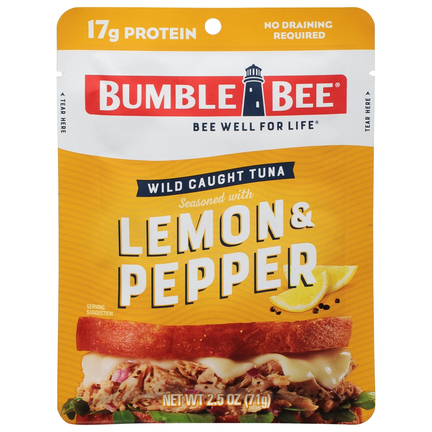 Bumble Bee Lemon & Pepper Seasoned Pouch Tuna