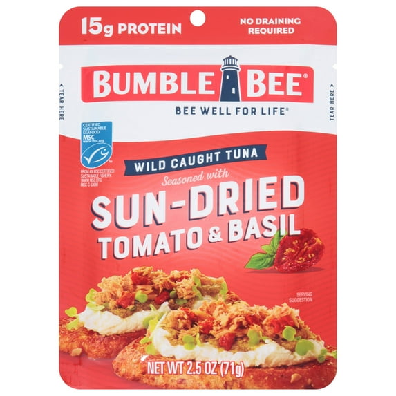 Bumble Bee Sun-Dried Tomato & Basil Seasoned Light Tuna