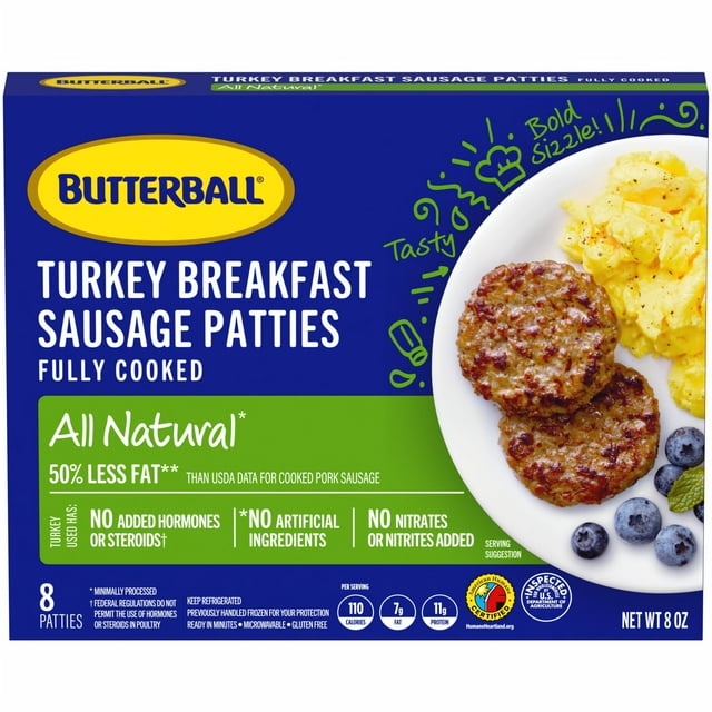 Butterball All Natural Turkey Sausage Patties