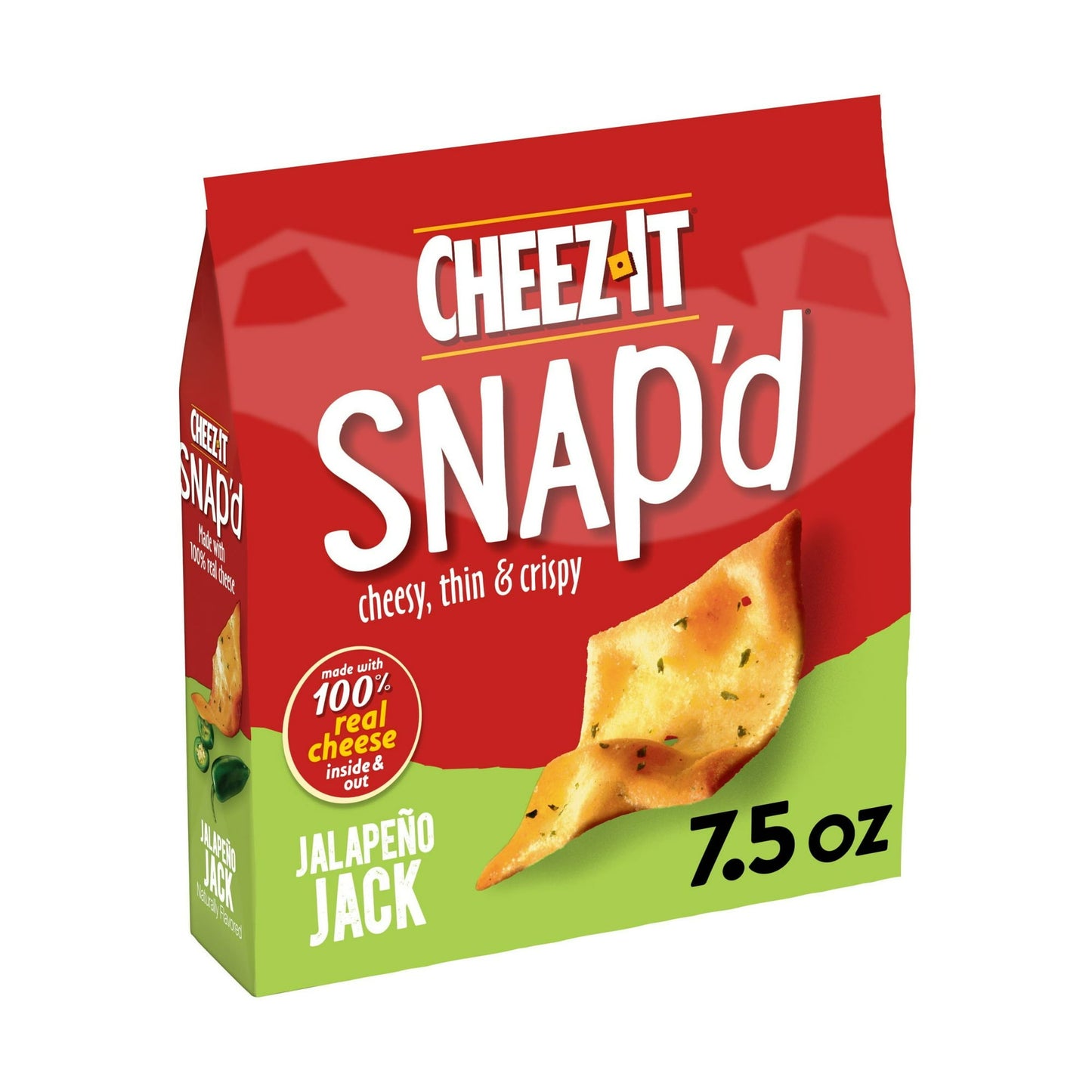 Cheez-It Snap'd Jalapeno Jack Cheese Cracker Chips