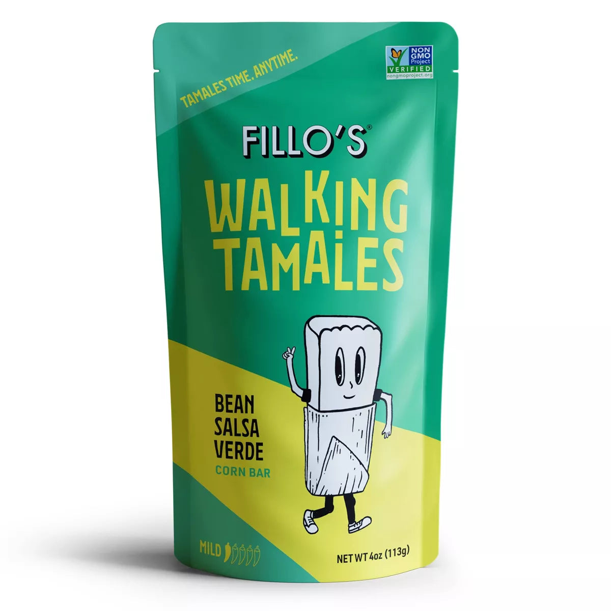 FILLO'S Walking Tamales Bean Salsa Verde