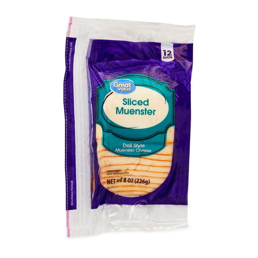 GV Deli Sliced Muenster Cheese, 12ct