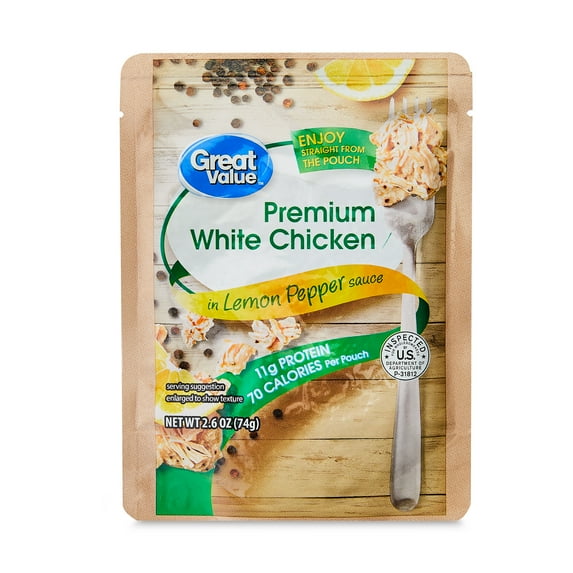 Great Value Premium White Chicken in Lemon Pepper Sauce