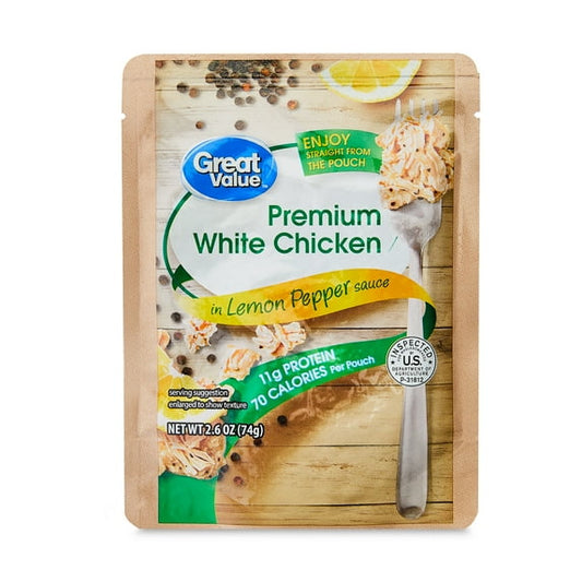 Great Value Premium White Chicken in Lemon Pepper Sauce