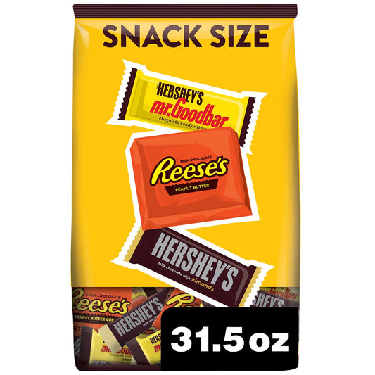 Hershey's And Reese's Assorted Chocolate Flavored Snack Size Candy Party Snack