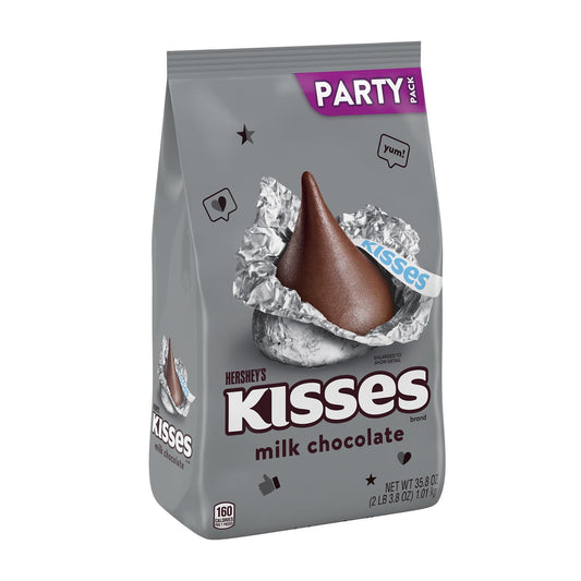 Hershey's, Kisses Milk Chocolate Candy, Bulk Party Pack