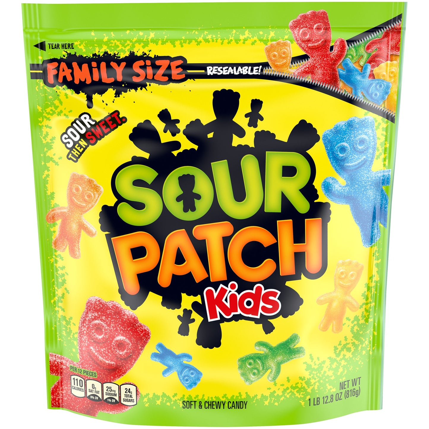 Sour Patch Kids Watermelon Chewy Candy , Family Size