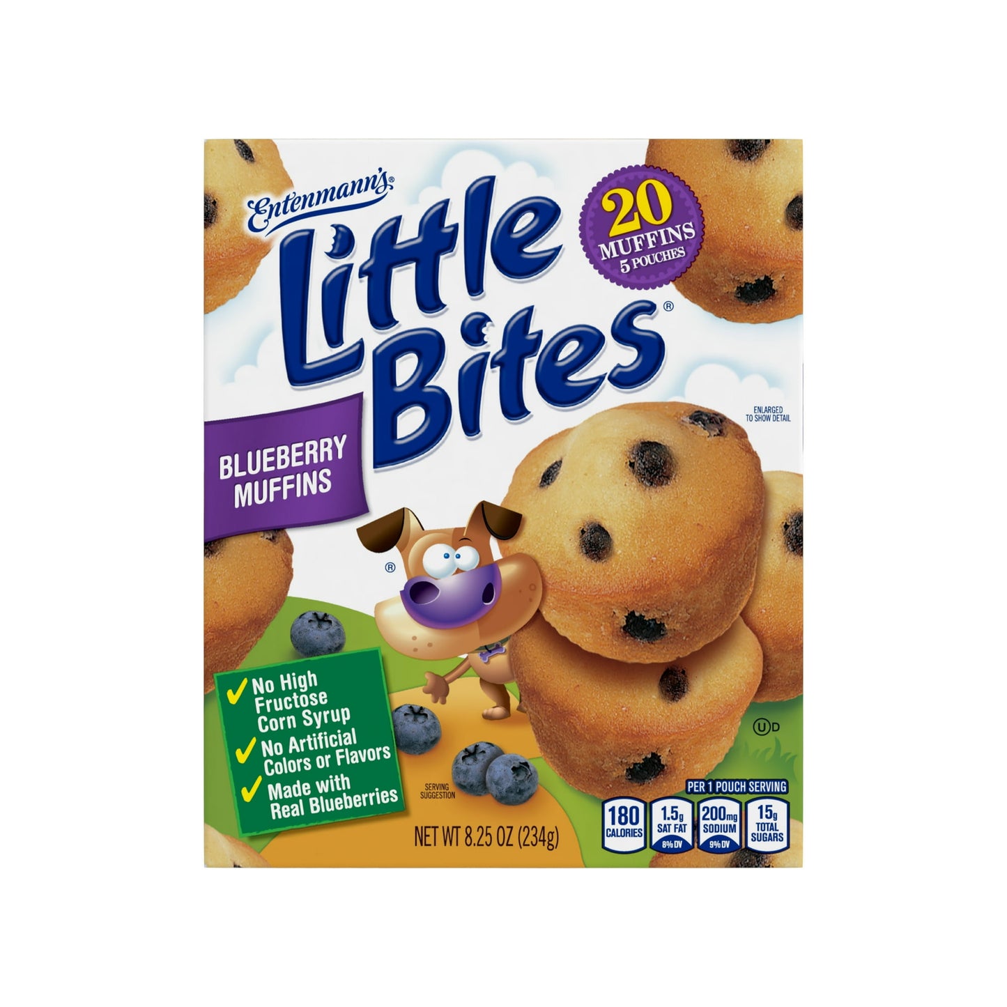 Entenmann's Little Bites Blueberry Mini Muffins, 5pk