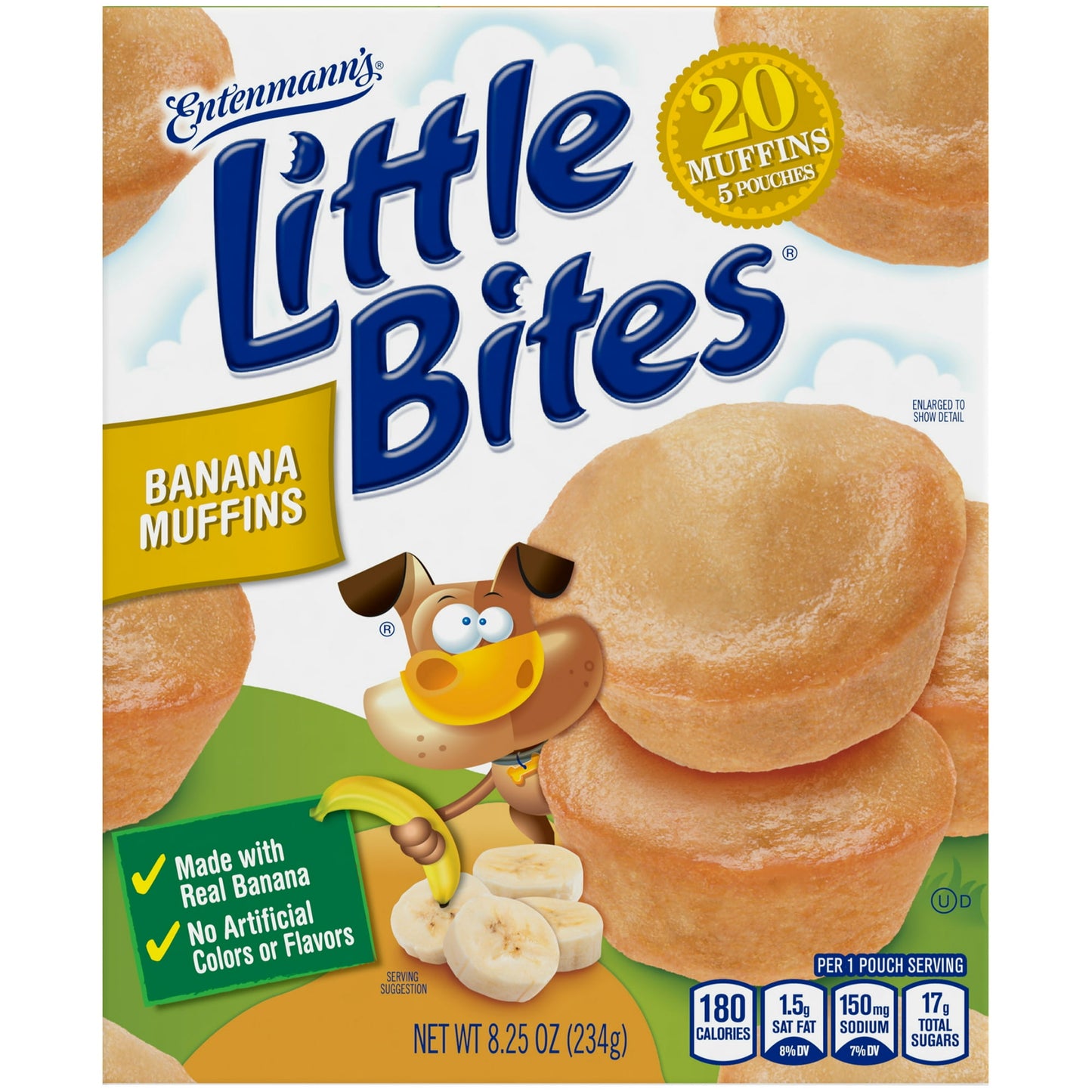 Entenmann's Little Bites Banana Mini Muffins, 5pk