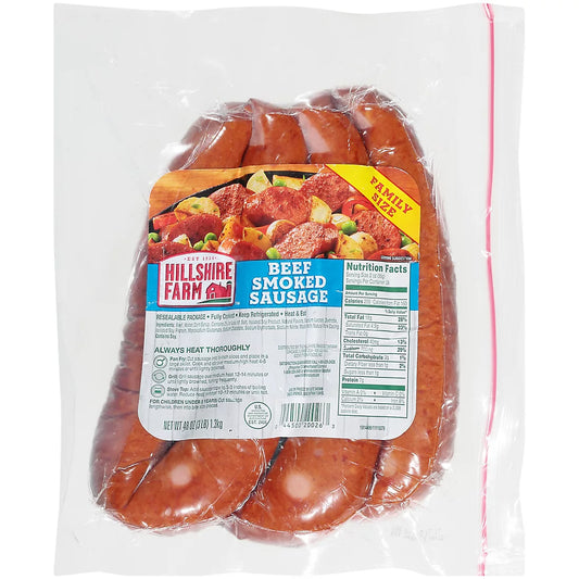 Hillshire Farm Beef Smoked Sausage Family Pack
