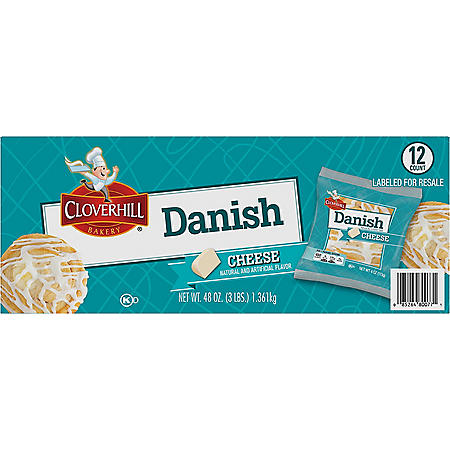Cloverhill Cheese Danish 12pk