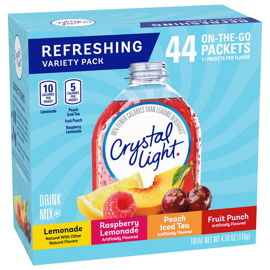 Crystal Light Refreshing Variety Pack, 44 ct.