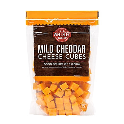 Wellsley Farms Mild Cheddar Cheese Cubes