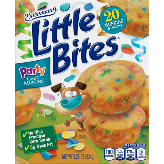 Entenmann's Little Bites Party Cake Mini Muffins, 5pk