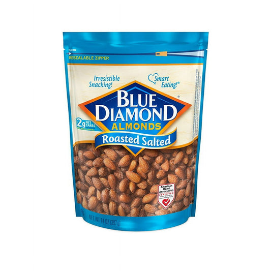 Blue Diamond Almonds Roasted Salted, 14 oz