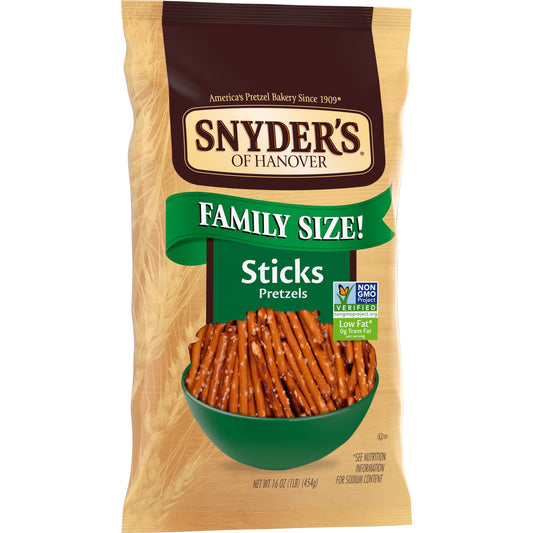 Snyder's of Hanover Pretzel Sticks, Family Size