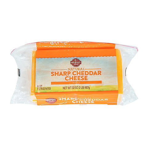 Wellsley Farms Sliced Sharp Cheddar Cheese