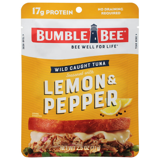 Bumble Bee Lemon & Pepper Seasoned Pouch Tuna