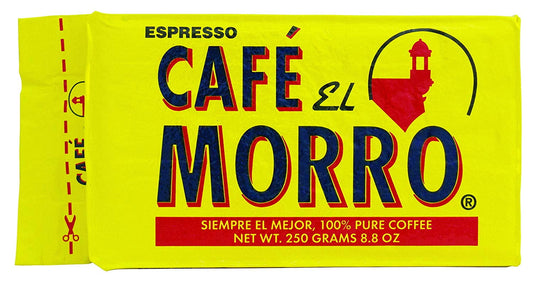 Caf? El Morro Espresso Dark Roast Caffeinated Ground Coffee