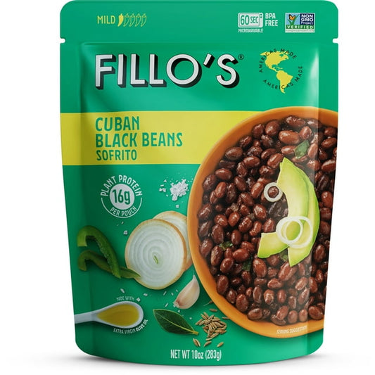 FILLO'S Cuban Black Beans Mild Spice 
