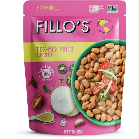 FILLO'S Tex Mex Pinto Beans Medium Spice 