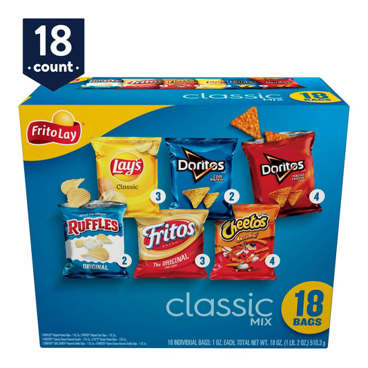 Frito-Lay Classic Mix Variety Chips 18ct.