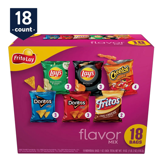 Frito-Lay Flavor Mix Variety Chips 18ct.