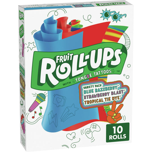 Fruit Roll-Ups Fruit Flavored Snacks, Variety Pack 10ct