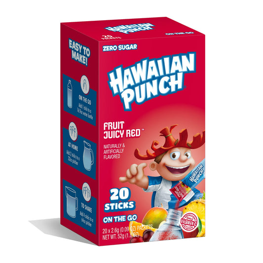 Hawaiian Punch Fruit Juicy Red, 20ct. Sugar-Free