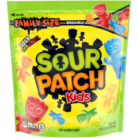 Sour Patch Kids Watermelon Chewy Candy , Family Size