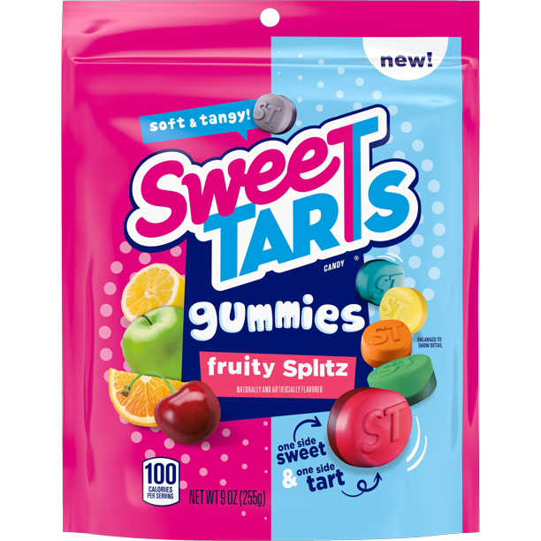 Sweetarts Gummies Fruity Splitz Gummy Candy