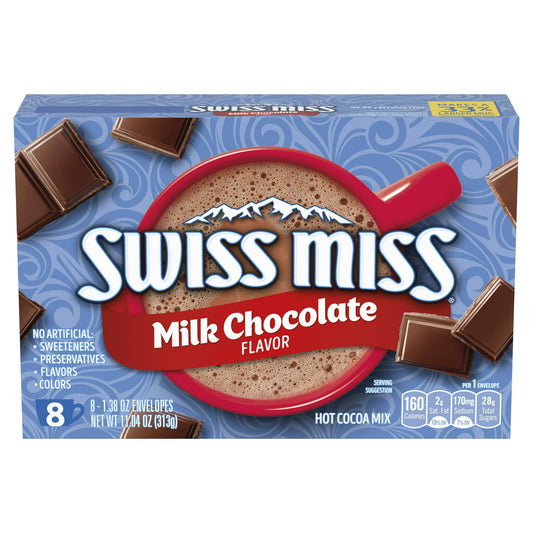 Swiss Miss Classics Milk Chocolate Hot Cocoa Mix, 8ct