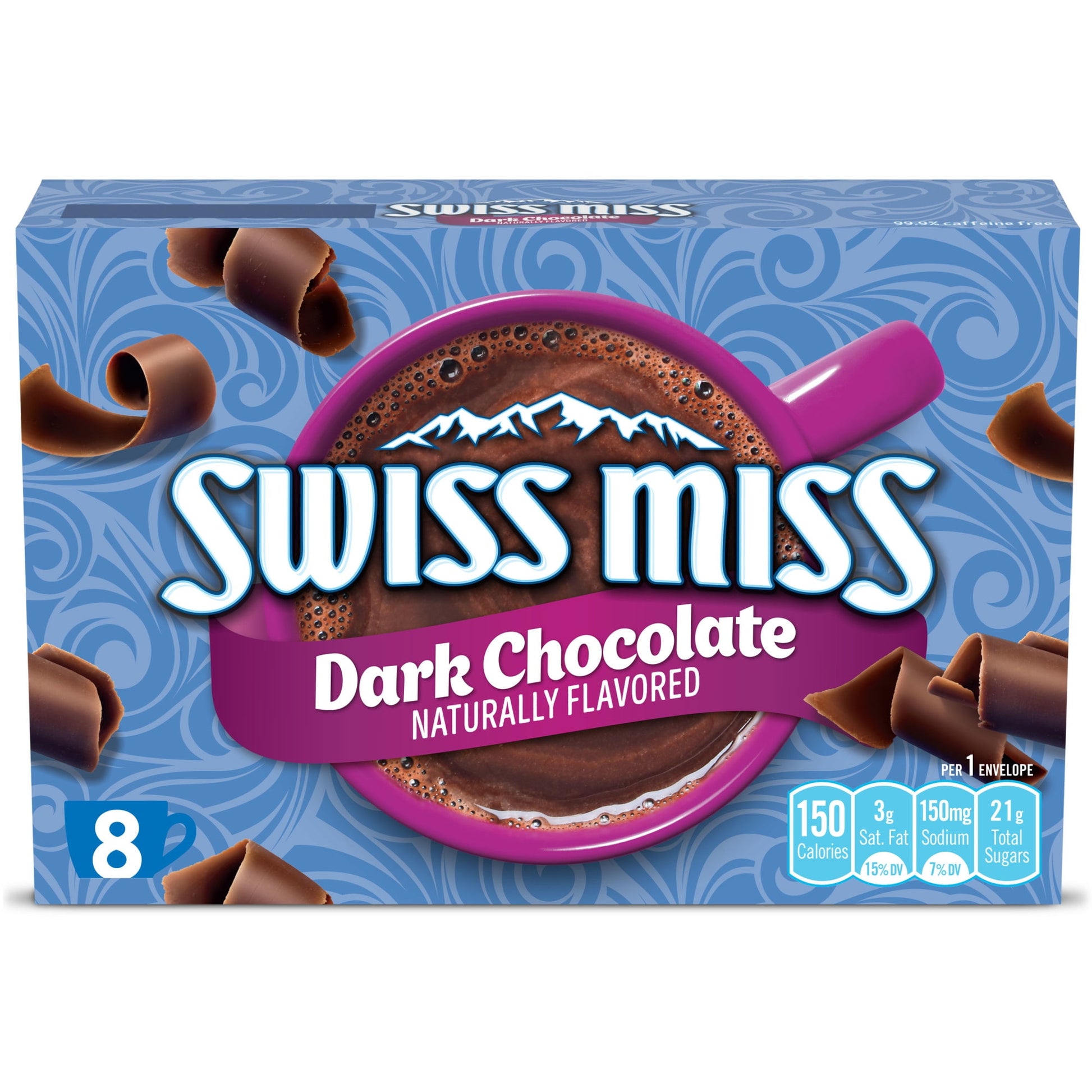 Swiss Miss Dark Chocolate Hot Cocoa Mix, 8ct