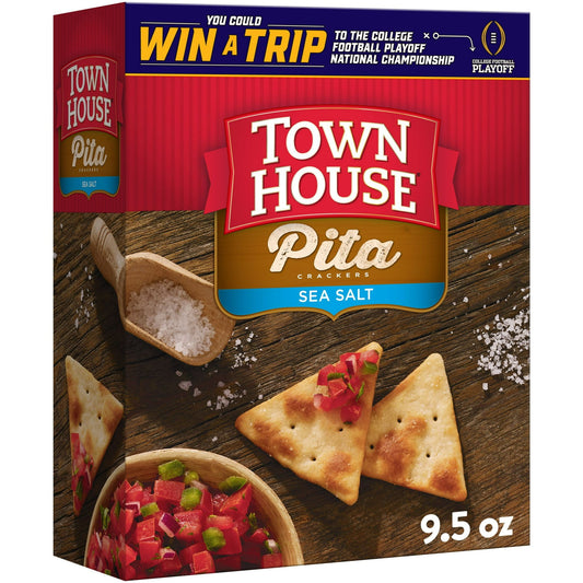 Town House Pita Sea Salt Oven Baked Crackers