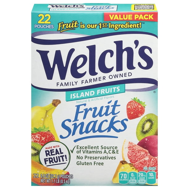 Welch's Island Fruit Snacks 22ct