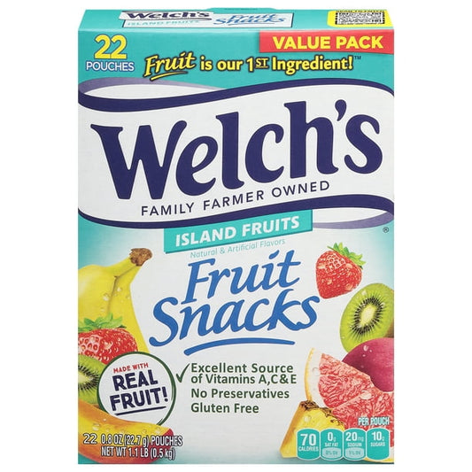 Welch's Island Fruit Snacks 22ct