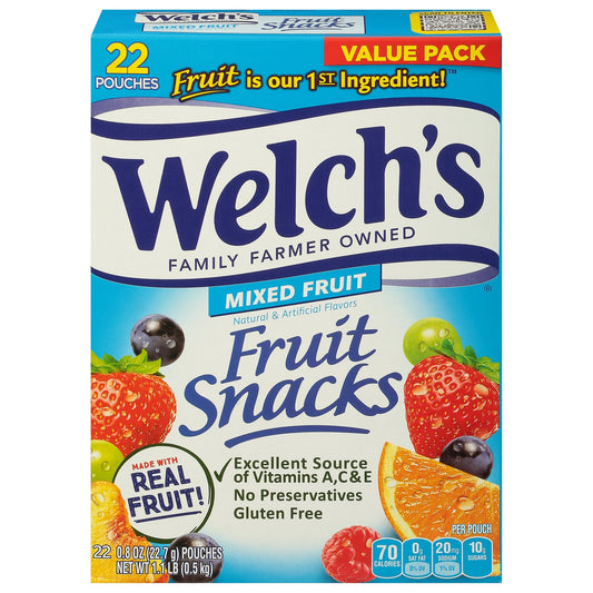 Welch's Mixed Fruit Snacks 22ct