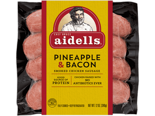 Aidells Pineapple & Bacon Smoked Chicken Sausage