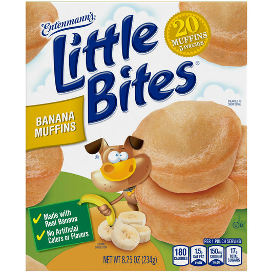 Entenmann's Little Bites Banana Mini Muffins, 5pk