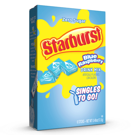 Starburst Blue Raspberry Singles To Go